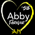 Abby Meeske heart patch with words Abby Forever.