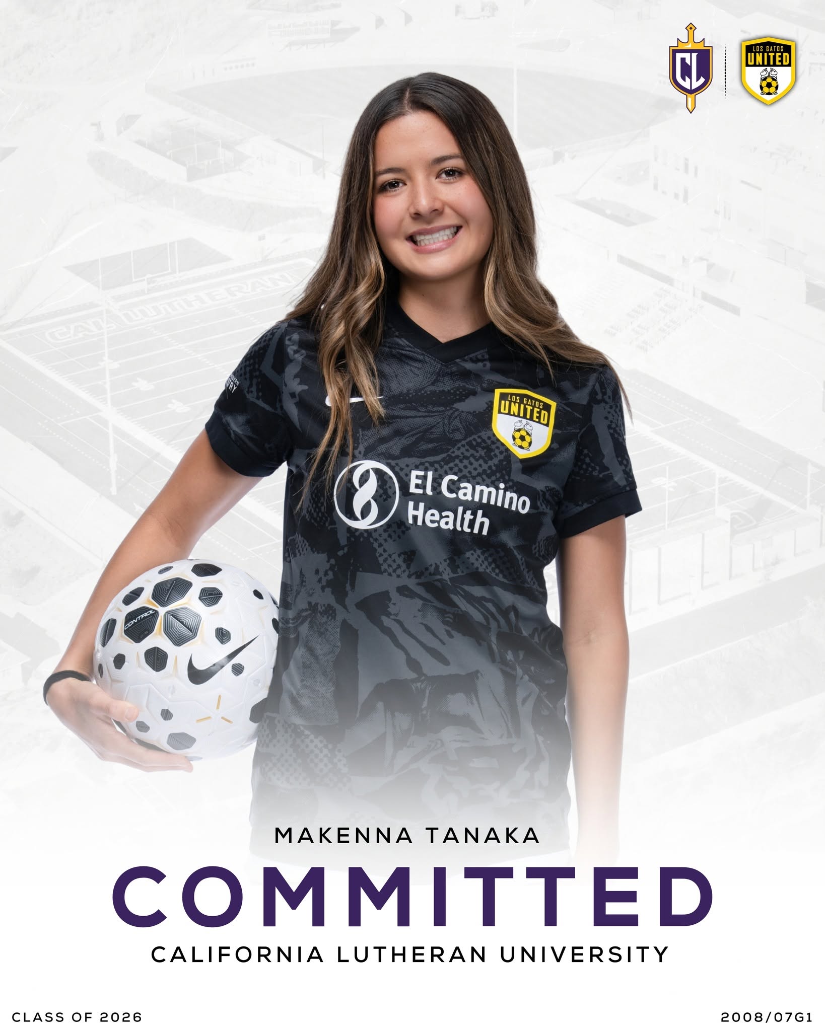 Makenna Tanaka college commitment announcement: California Lutheran University, Class of 2026