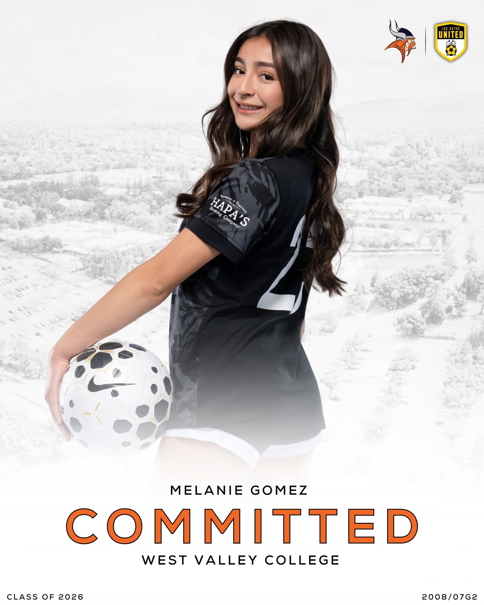 Melanie Gomez college commitment announcement: West Valley College, Class of 2026