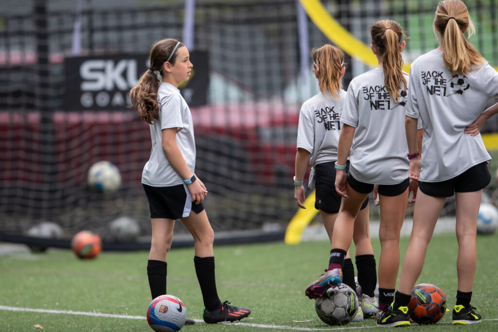 Los Gatos United players training during Spring Break Finishing Camp